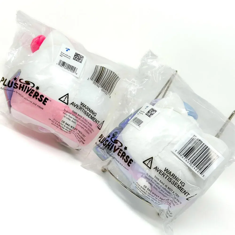 Hello Kitty Reversible Anniversary‎ Plushiverse Lot Pink Purple Teeturtle Sanrio